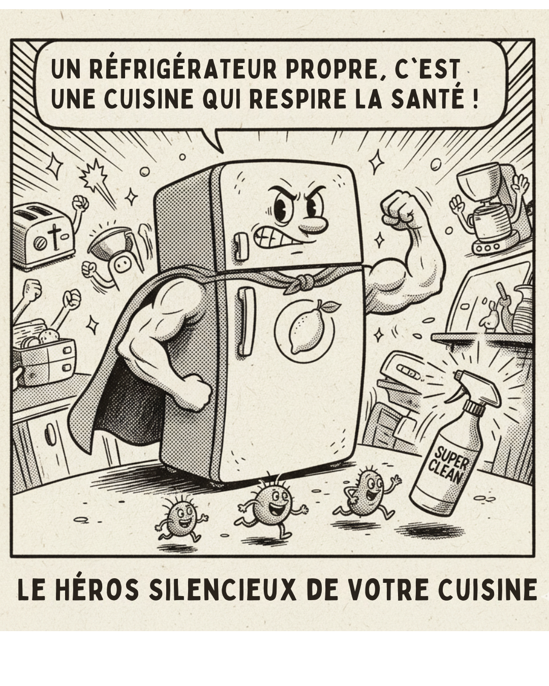 Comment nettoyer un réfrigérateur plus que propre ?